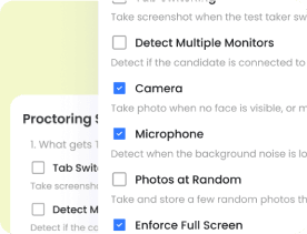 Efficient Proctoring